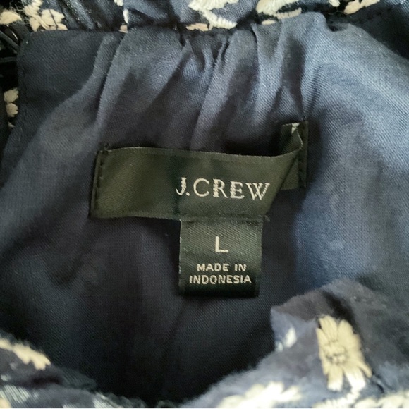 J. Crew Tiered Cotton Voile Dress in Floating Sunflowers - Picture 5 of 6